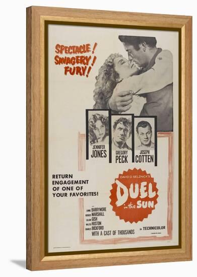 Lust In the Dust, 1946, "Duel In the Sun" Directed by King Vidor-null-Framed Premier Image Canvas