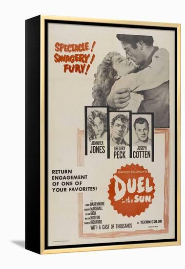 Lust In the Dust, 1946, "Duel In the Sun" Directed by King Vidor-null-Framed Premier Image Canvas