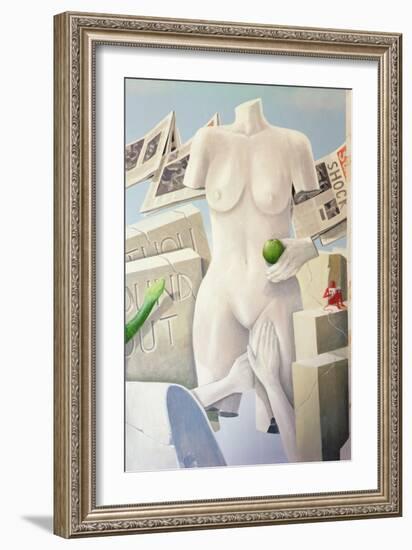 Lust, Legal Consequences of 11th Commandment-Lincoln Seligman-Framed Giclee Print