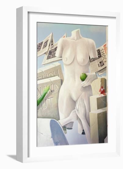 Lust, Legal Consequences of 11th Commandment-Lincoln Seligman-Framed Giclee Print