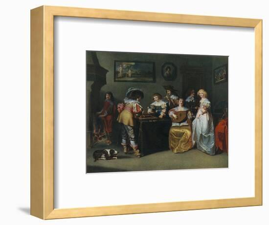 'Lute; unknown painter of the seventeenth century', 1948-Unknown-Framed Giclee Print