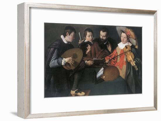 'Lutes and violin; unknown Italian painter of the seventeenth century', 1948-Unknown-Framed Giclee Print