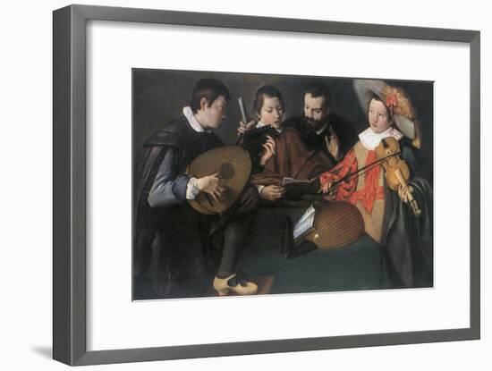 'Lutes and violin; unknown Italian painter of the seventeenth century', 1948-Unknown-Framed Giclee Print