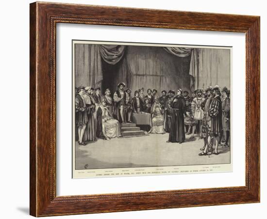 Luther before the Diet at Worms-Frank Dadd-Framed Giclee Print