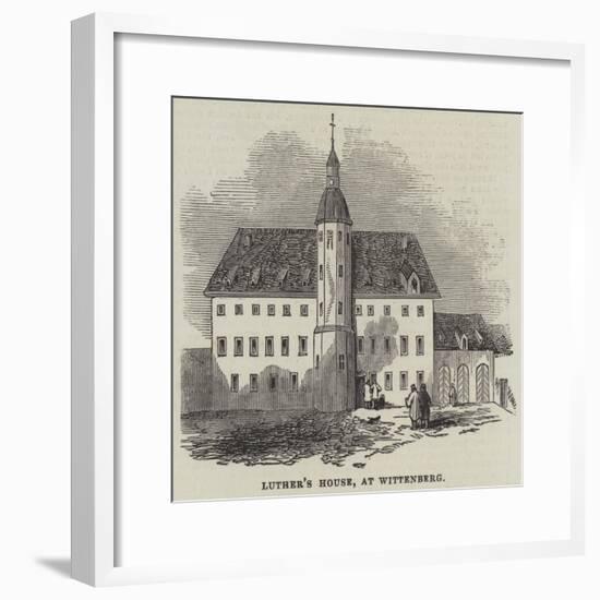 Luther's House, at Wittenberg-null-Framed Giclee Print