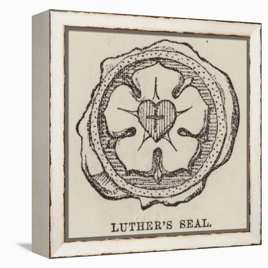 Luther's Seal-null-Framed Premier Image Canvas