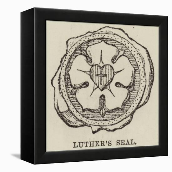 Luther's Seal-null-Framed Premier Image Canvas