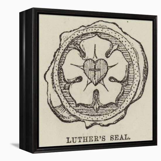 Luther's Seal-null-Framed Premier Image Canvas