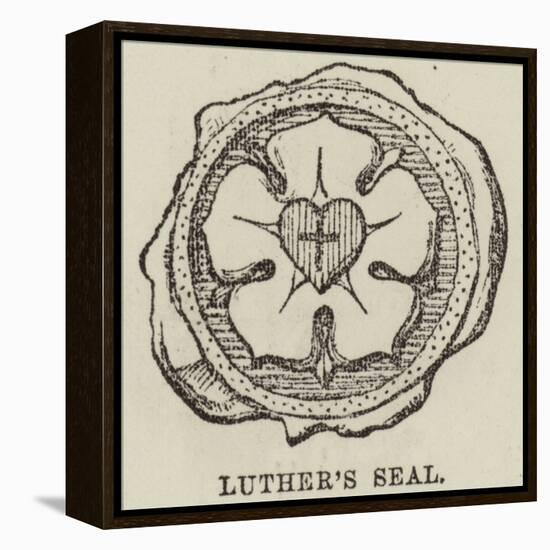 Luther's Seal-null-Framed Premier Image Canvas