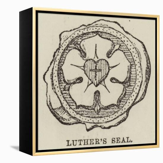 Luther's Seal-null-Framed Premier Image Canvas