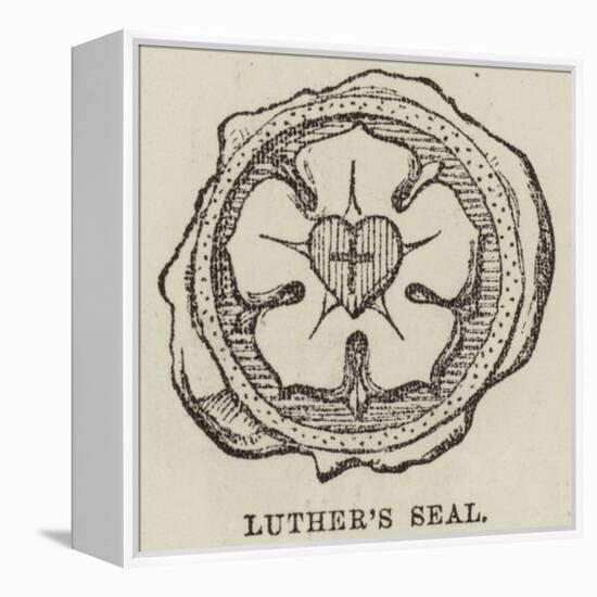 Luther's Seal-null-Framed Premier Image Canvas