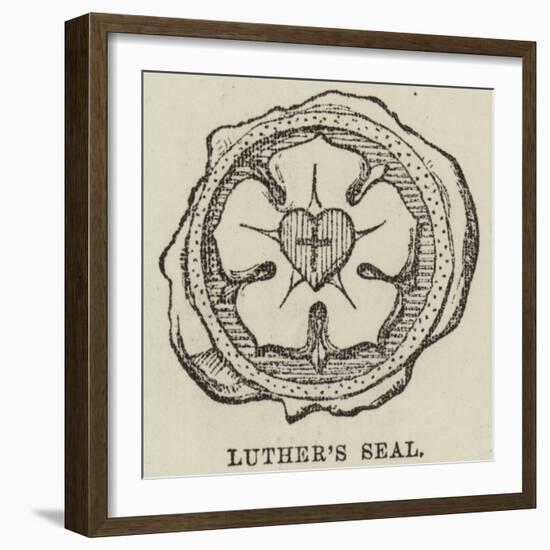 Luther's Seal-null-Framed Giclee Print