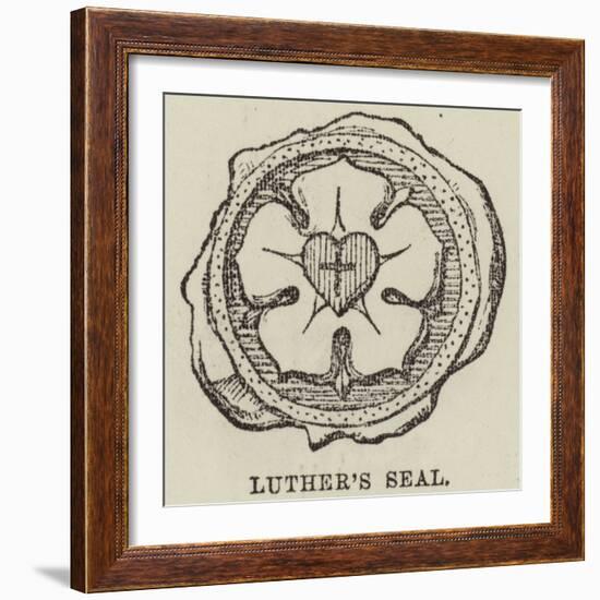 Luther's Seal-null-Framed Giclee Print