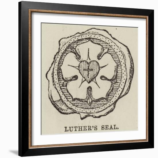 Luther's Seal-null-Framed Giclee Print