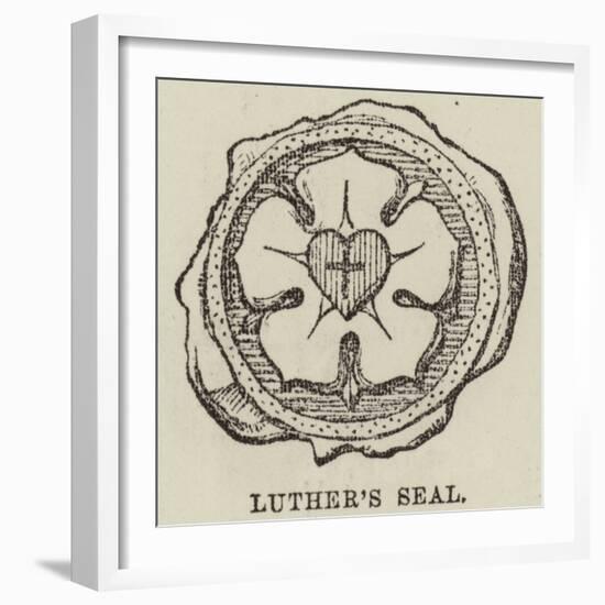 Luther's Seal-null-Framed Giclee Print
