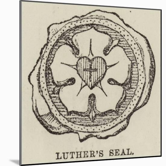 Luther's Seal-null-Mounted Giclee Print