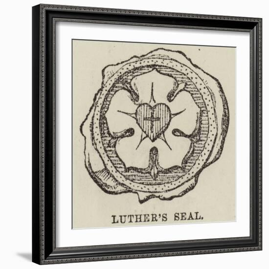 Luther's Seal-null-Framed Giclee Print