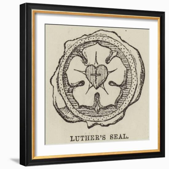 Luther's Seal-null-Framed Giclee Print