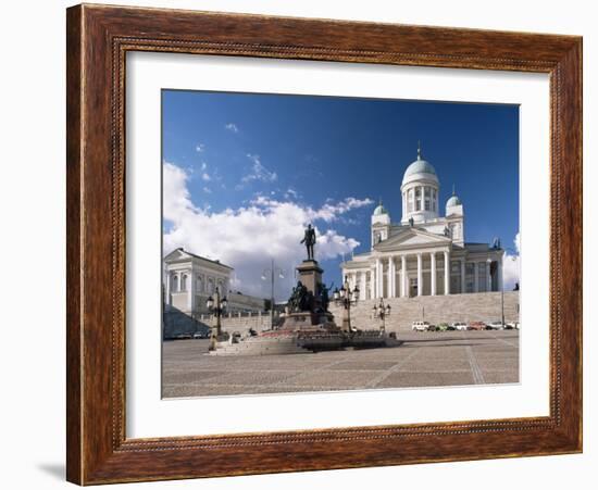 Lutheran Cathedral, Helsinki, Finland, Scandinavia-Adam Woolfitt-Framed Photographic Print