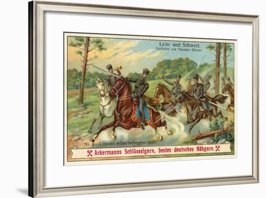 Lutzow's Wild Chase-null-Framed Giclee Print