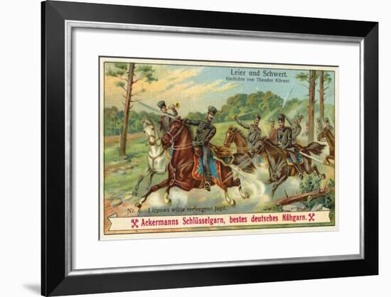 Lutzow's Wild Chase-null-Framed Giclee Print