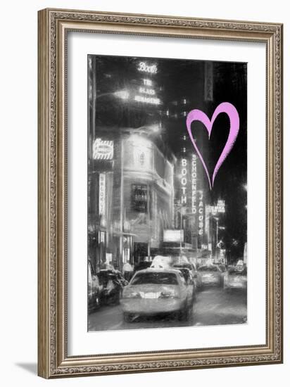 Luv Collection - New York City - Broadway-Philippe Hugonnard-Framed Art Print