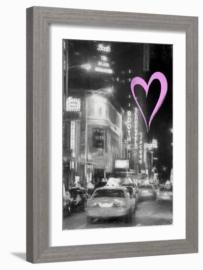 Luv Collection - New York City - Broadway-Philippe Hugonnard-Framed Art Print