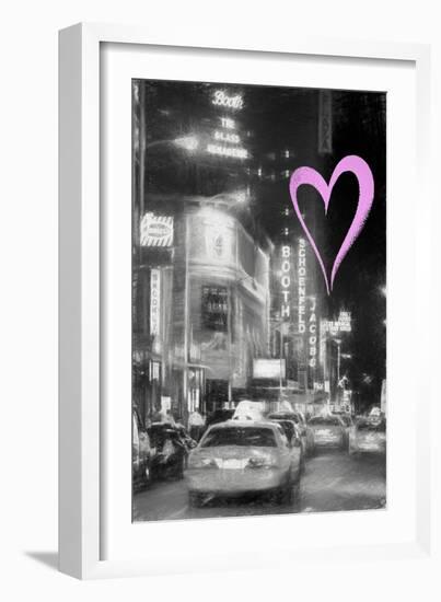 Luv Collection - New York City - Broadway-Philippe Hugonnard-Framed Art Print