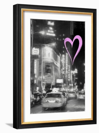 Luv Collection - New York City - Broadway-Philippe Hugonnard-Framed Art Print