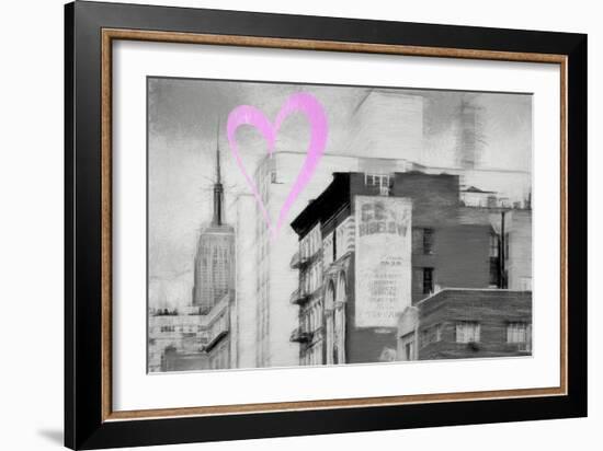 Luv Collection - New York City - Buildings Style-Philippe Hugonnard-Framed Art Print