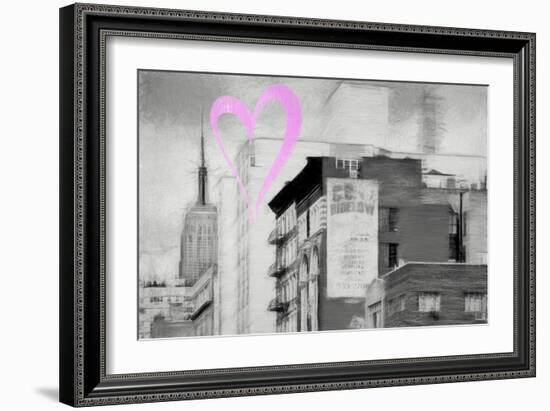 Luv Collection - New York City - Buildings Style-Philippe Hugonnard-Framed Art Print