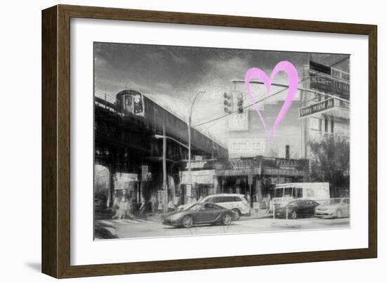 Luv Collection - New York City - Coney Island Traffic-Philippe Hugonnard-Framed Art Print