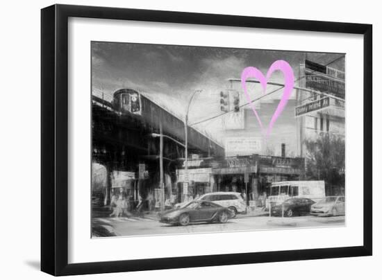 Luv Collection - New York City - Coney Island Traffic-Philippe Hugonnard-Framed Art Print