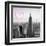 Luv Collection - New York City - Downtown City II-Philippe Hugonnard-Framed Art Print