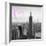 Luv Collection - New York City - Downtown City II-Philippe Hugonnard-Framed Art Print