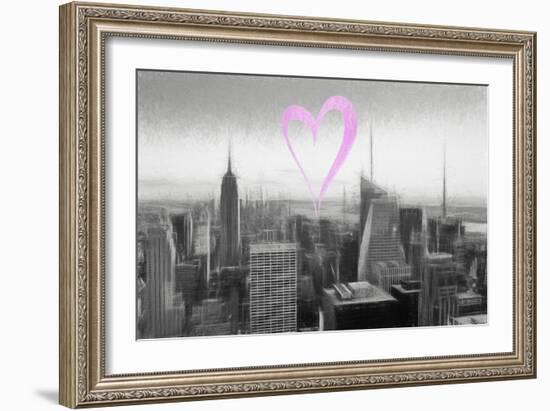 Luv Collection - New York City - Downtown City III-Philippe Hugonnard-Framed Art Print