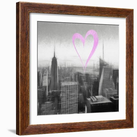 Luv Collection - New York City - Downtown City IV-Philippe Hugonnard-Framed Art Print