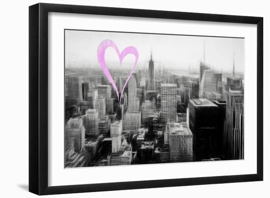 Luv Collection - New York City - Downtown City V-Philippe Hugonnard-Framed Art Print