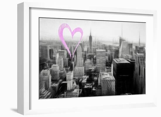 Luv Collection - New York City - Downtown City V-Philippe Hugonnard-Framed Art Print