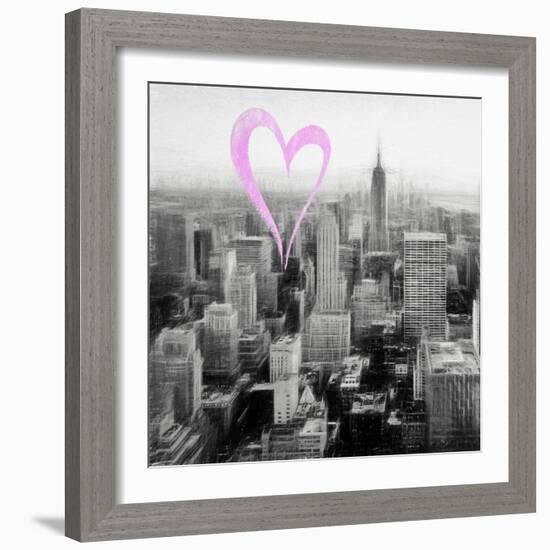 Luv Collection - New York City - Downtown City VI-Philippe Hugonnard-Framed Art Print