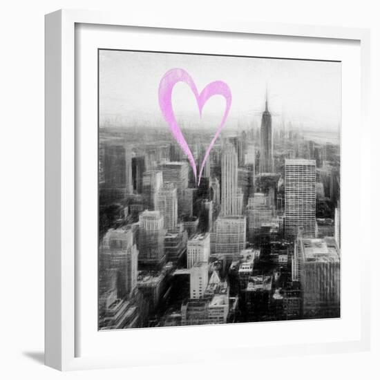 Luv Collection - New York City - Downtown City VI-Philippe Hugonnard-Framed Art Print