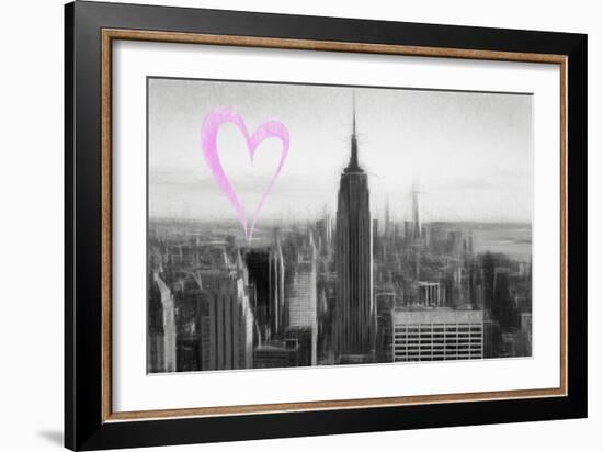 Luv Collection - New York City - Downtown City-Philippe Hugonnard-Framed Art Print