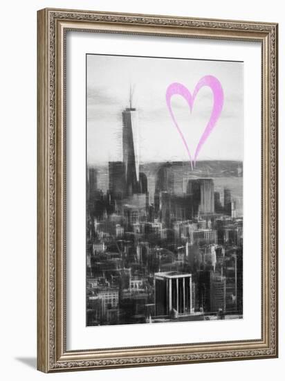 Luv Collection - New York City - Downtown Manhattan-Philippe Hugonnard-Framed Art Print