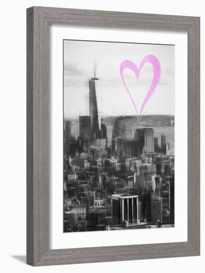 Luv Collection - New York City - Downtown Manhattan-Philippe Hugonnard-Framed Art Print