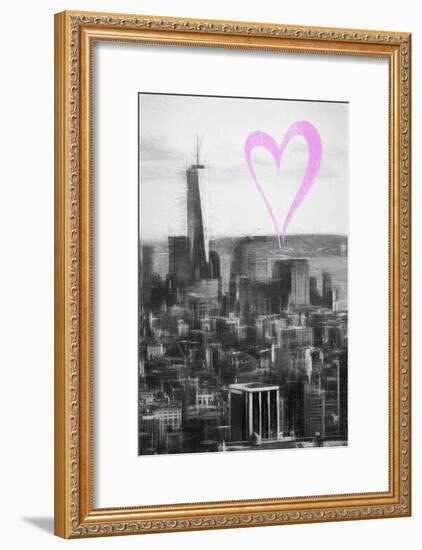 Luv Collection - New York City - Downtown Manhattan-Philippe Hugonnard-Framed Art Print