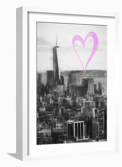 Luv Collection - New York City - Downtown Manhattan-Philippe Hugonnard-Framed Art Print