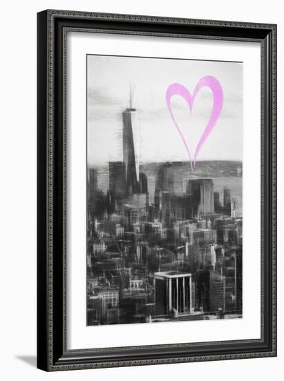 Luv Collection - New York City - Downtown Manhattan-Philippe Hugonnard-Framed Art Print