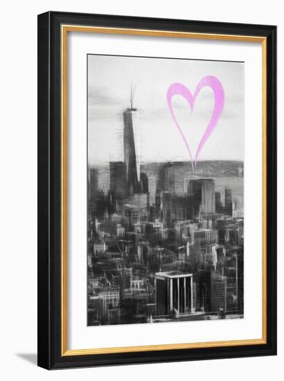 Luv Collection - New York City - Downtown Manhattan-Philippe Hugonnard-Framed Art Print