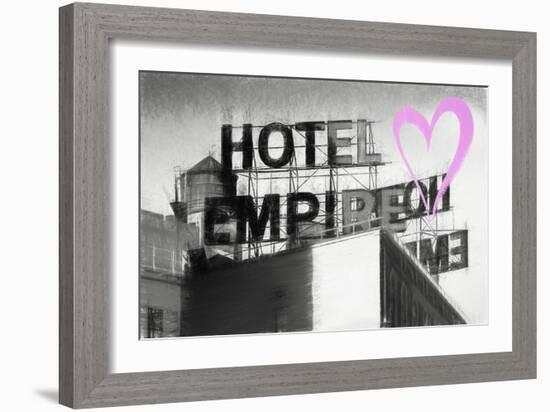 Luv Collection - New York City - Hotel Empire II-Philippe Hugonnard-Framed Art Print