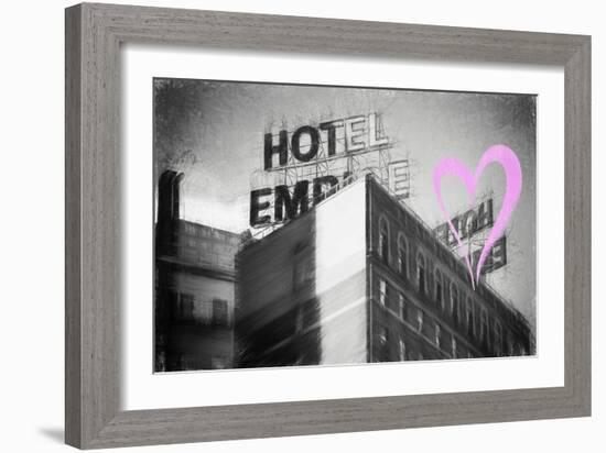 Luv Collection - New York City - Hotel Empire-Philippe Hugonnard-Framed Art Print